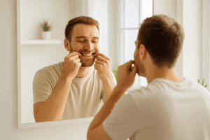 Smiling man