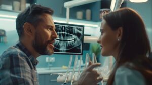 man-woman-are-looking-picture-mouth